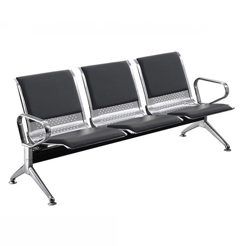 Băng chờ inox bọc nệm 3 chỗ ngồi